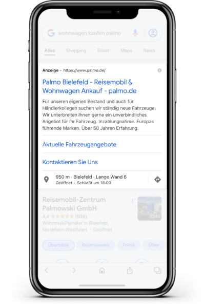 Google Suchanzeigen mit Lyonic aus Bielefeld